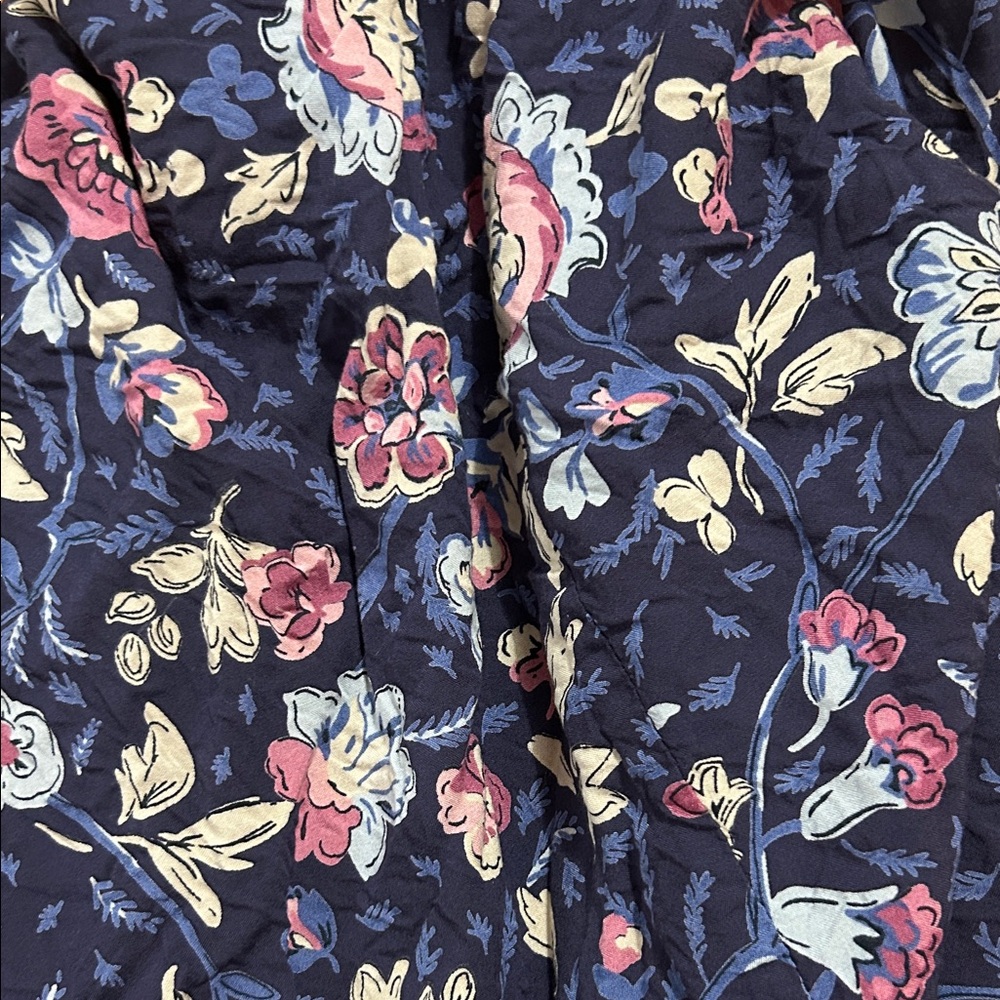 Floral Wide-Leg Jumpsuit With Pockets - Picture 3 of 3